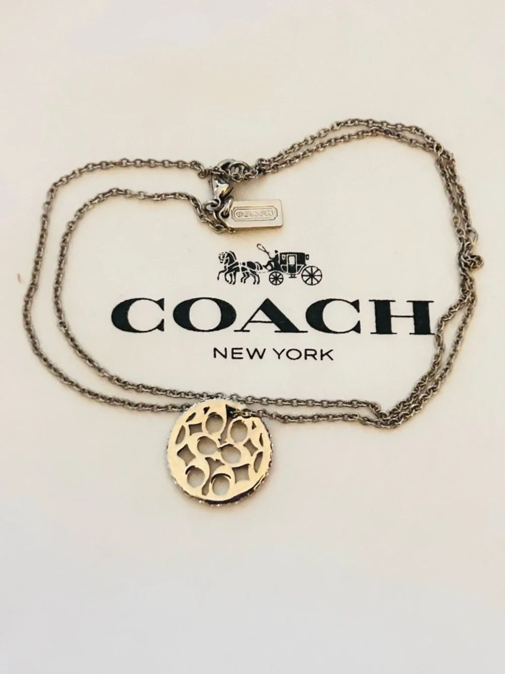 Coach Swarovski Charm Necklace ( NECKLACE ONLY ) - Picture 2 of 12